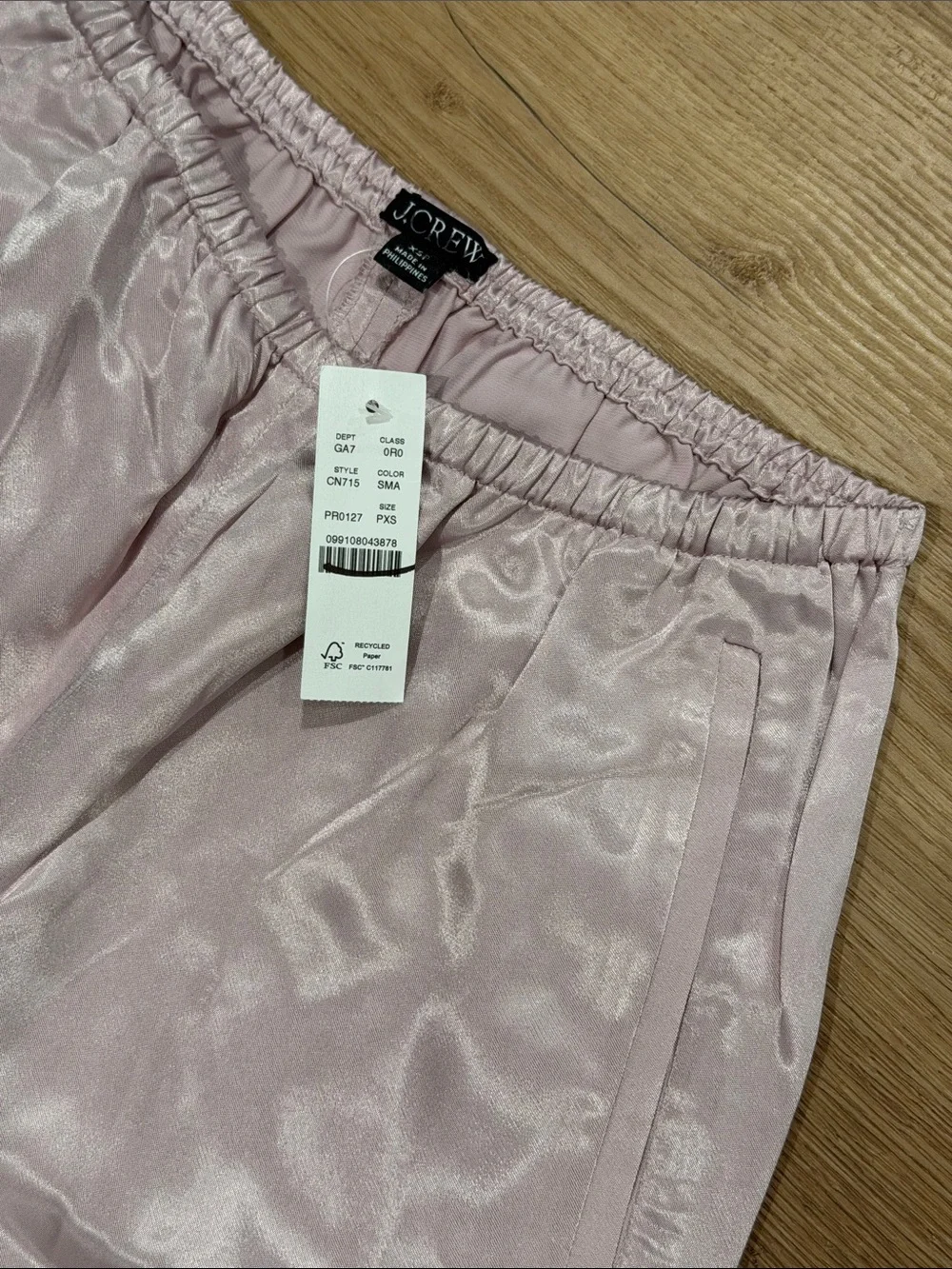 J Crew Cosmo pant in luster charmeuse